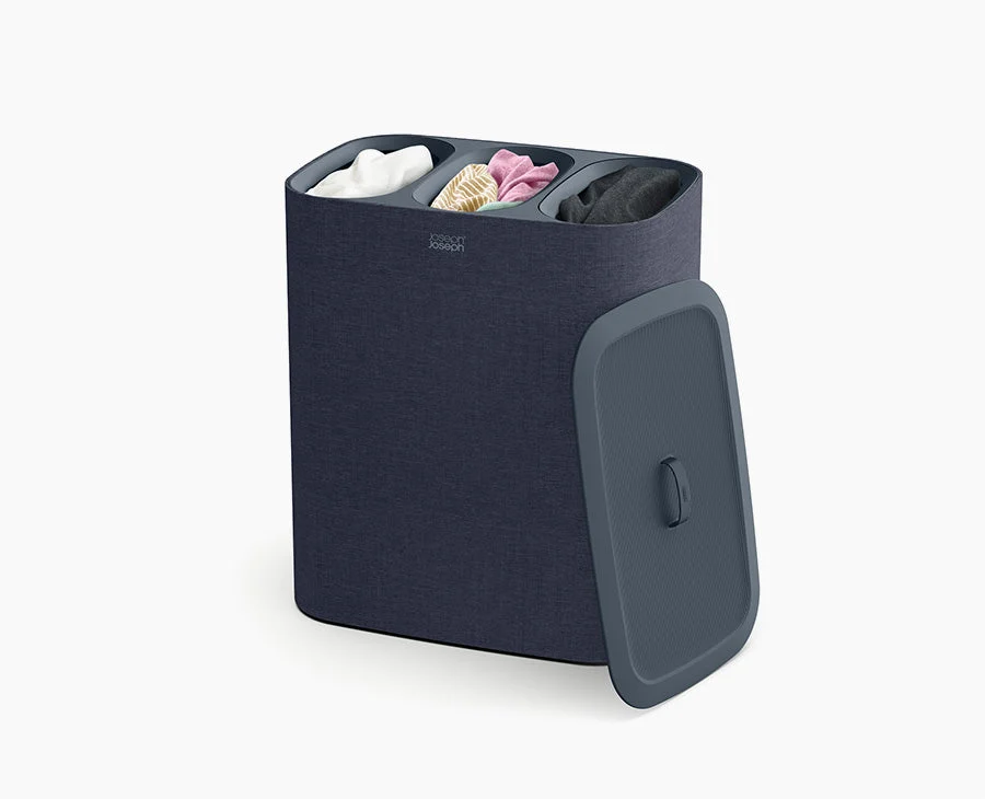 Joseph Joseph Tota Trio — panier à linge 90 L noir